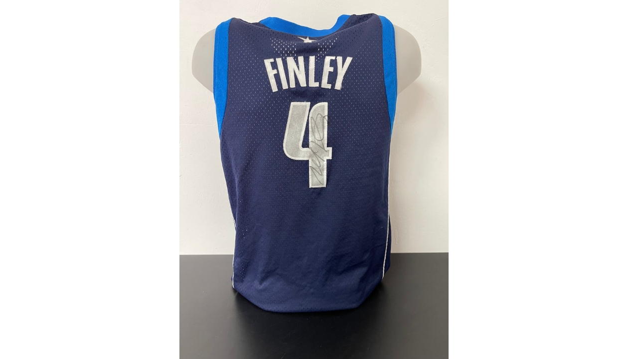 Finley's Official Dallas Mavericks Signed Jersey - CharityStars