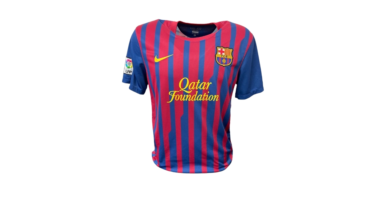 De La Peña's Official Barcelona Signed Shirt, 1997/98 - CharityStars