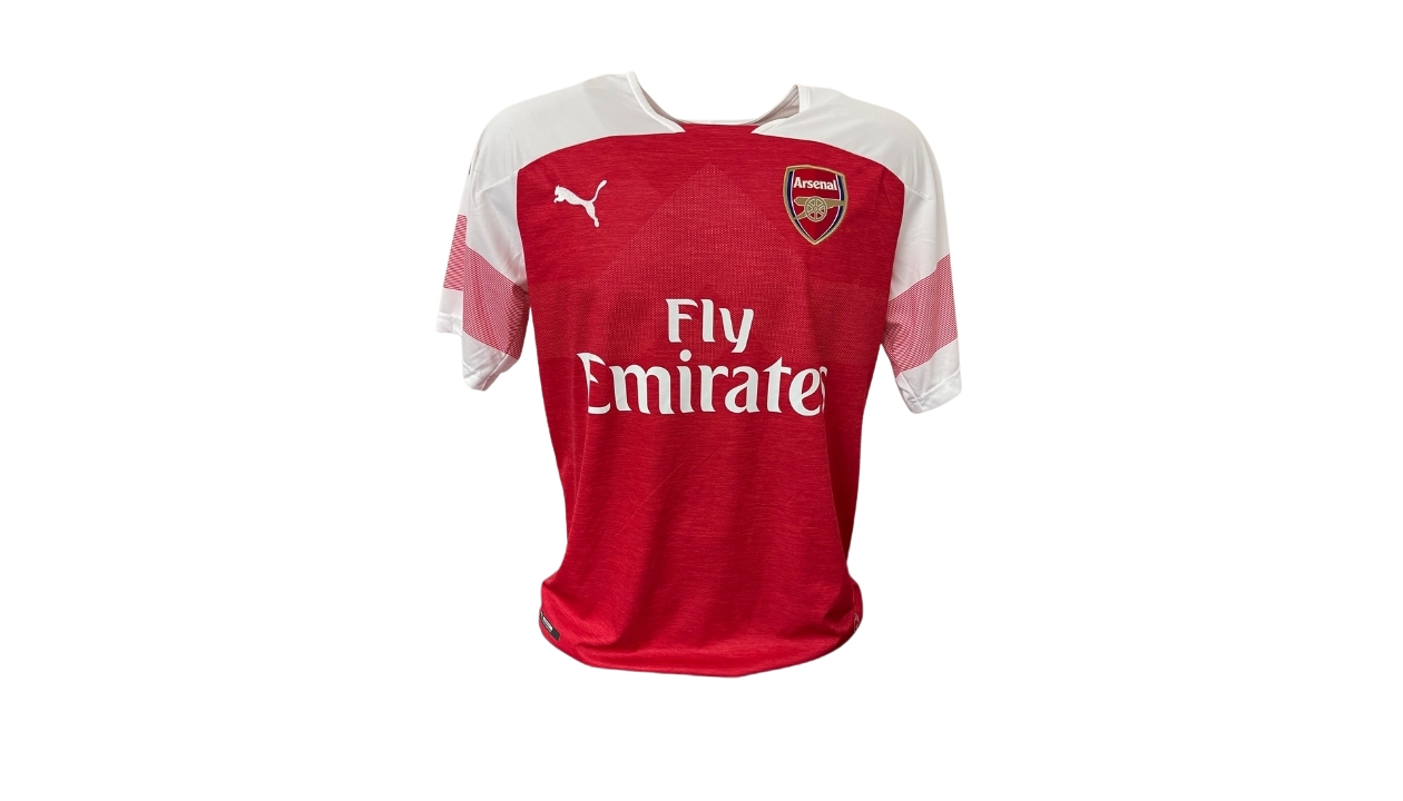 Thierry Henry Arsenal Autographed Puma 2018-19 Red Jersey