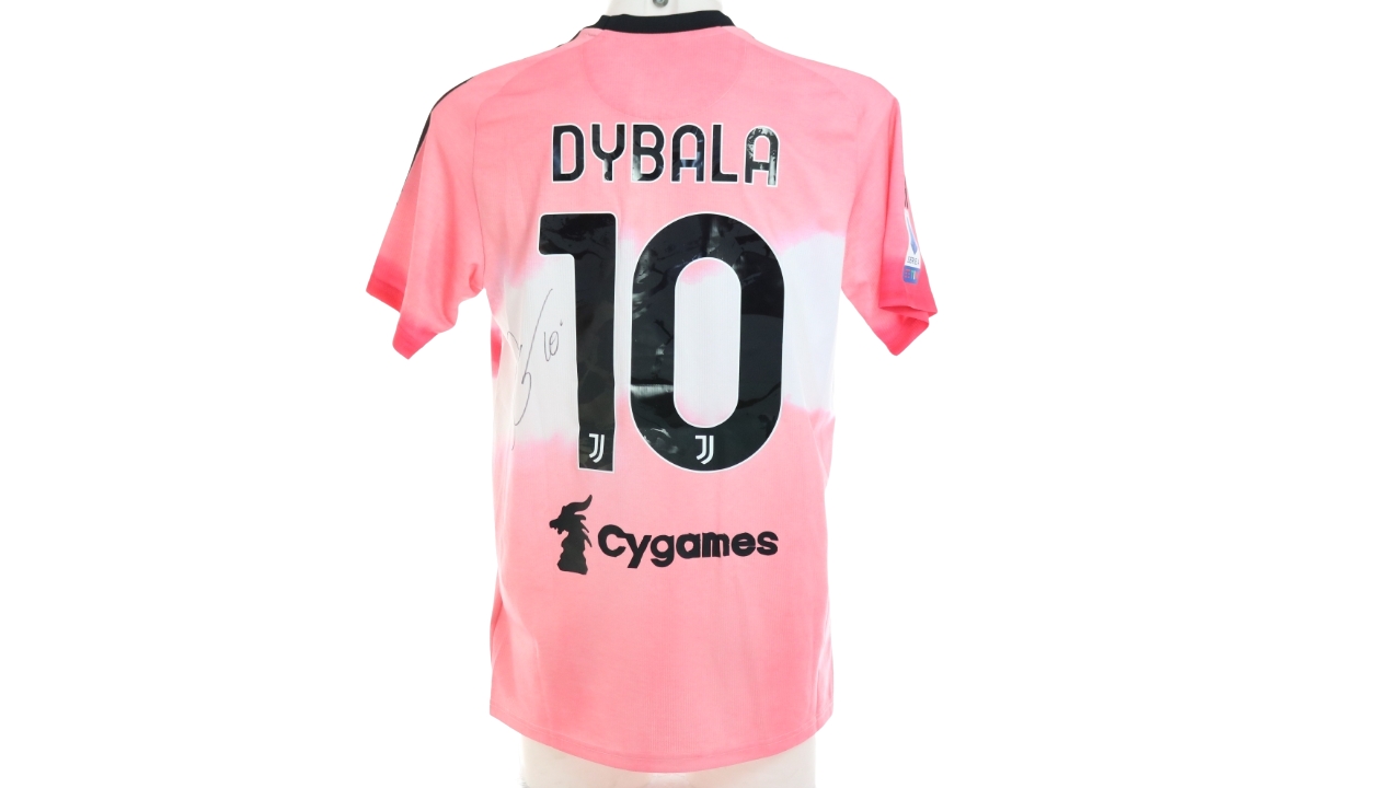 Dybala's Juventus Humanrace Signed Match Shirt, 2020/21 - CharityStars