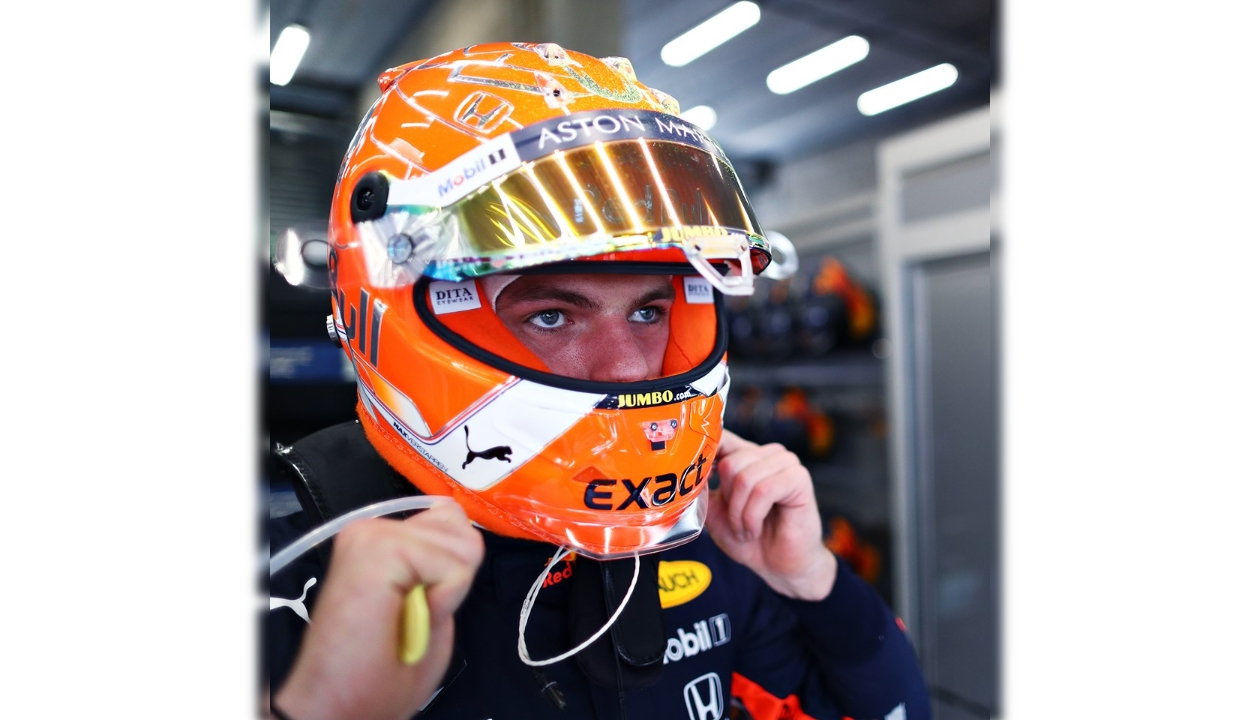 mini helmet max verstappen