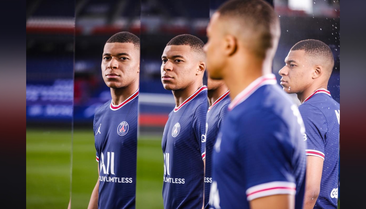 Paris Saint-germain 2021/22 Match Home Mbappe No.7 Soccer Jersey 3