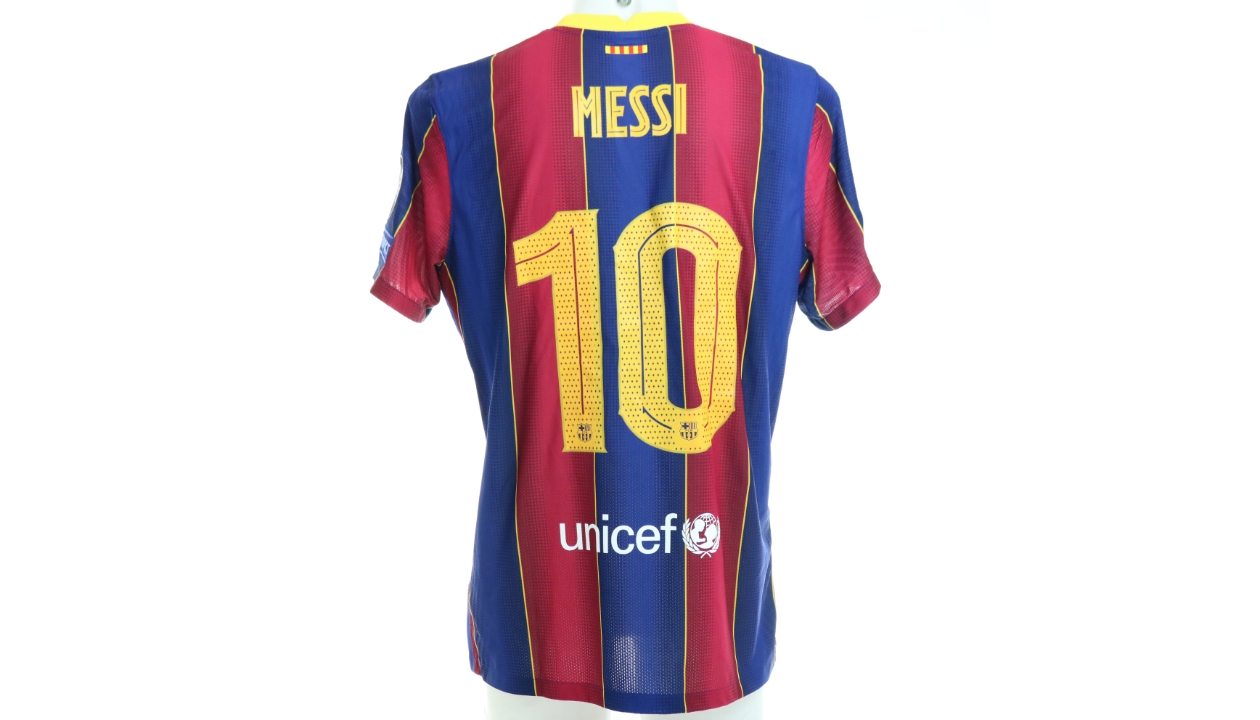 Charitybuzz: Leo Messi Signed Barcelona Authentic Jersey