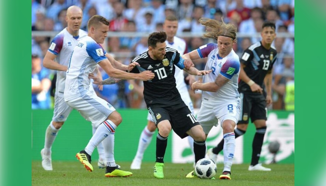 Messi's Match Shirt, Argentina-Iceland 2018