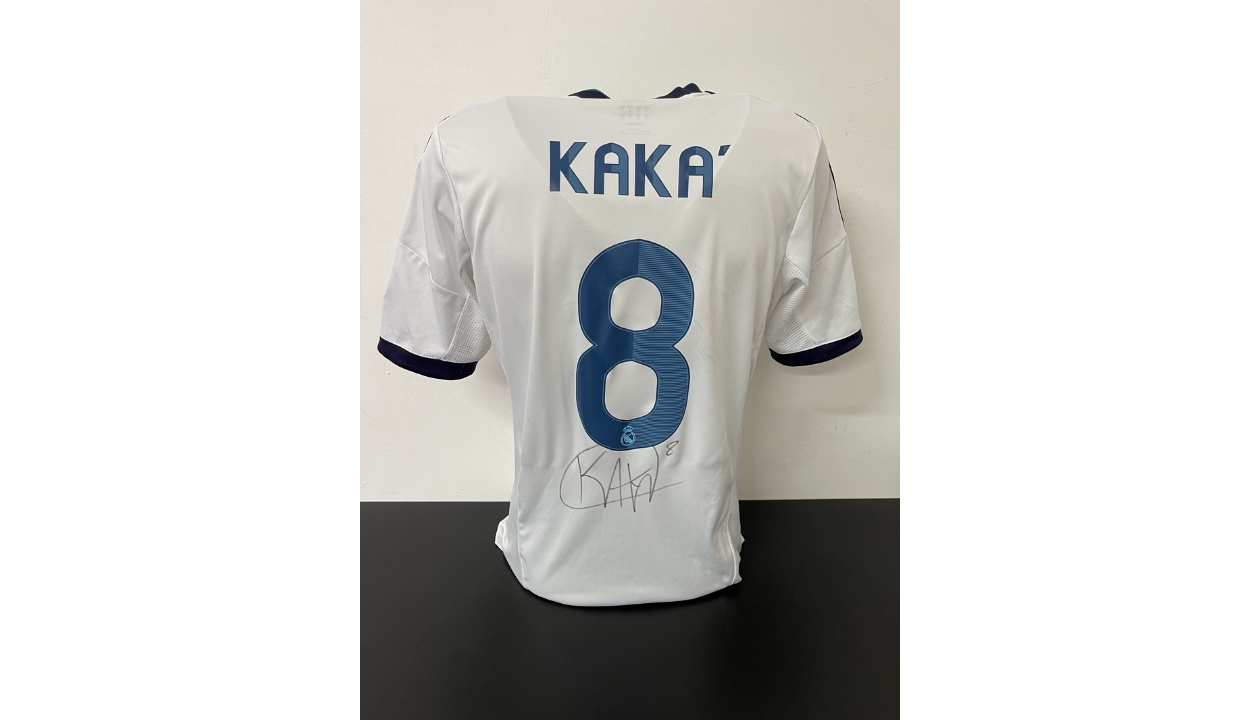 Kaka Signed Real Madrid 2013-2014 Home Jersey (Beckett)