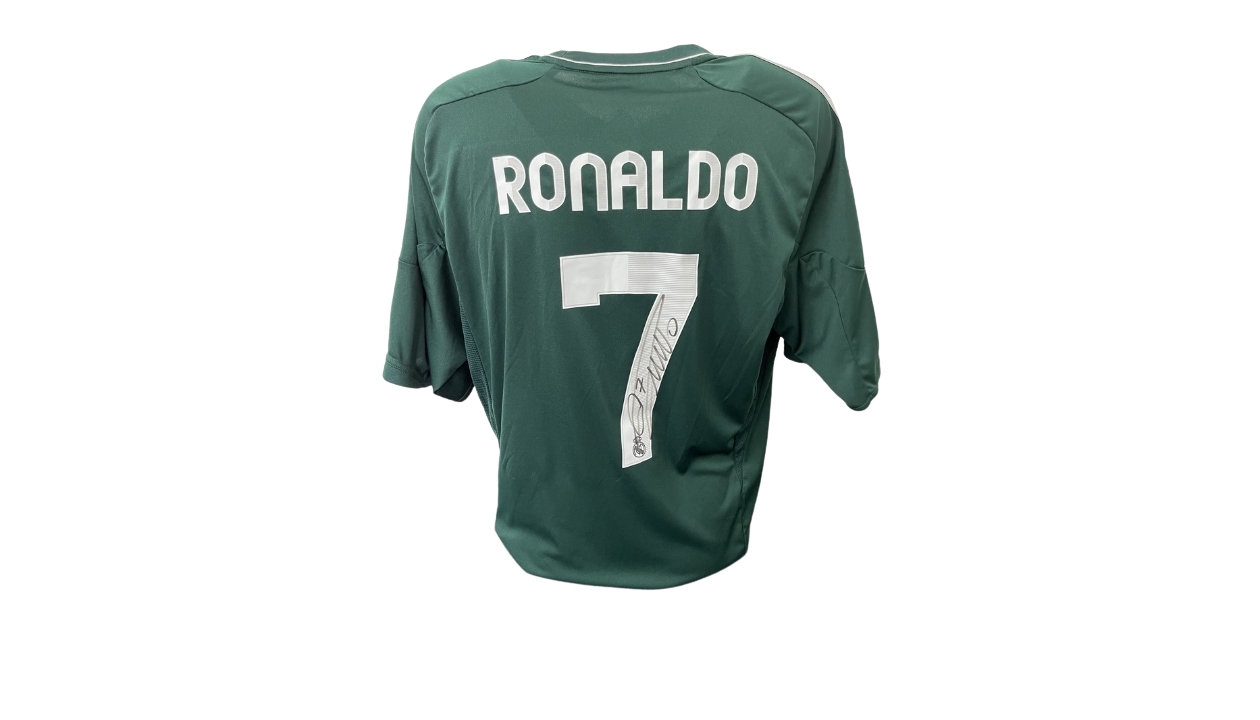 Ronaldo's Official Real Madrid Signed Shirt, 2012/13 - CharityStars