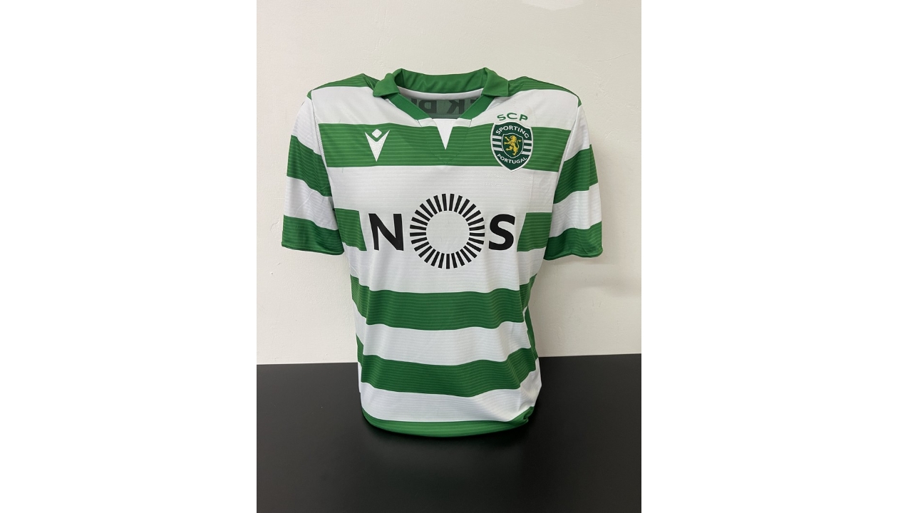 Nani's Official Sporting Lisbon Signed Shirt, 2014/15 - CharityStars