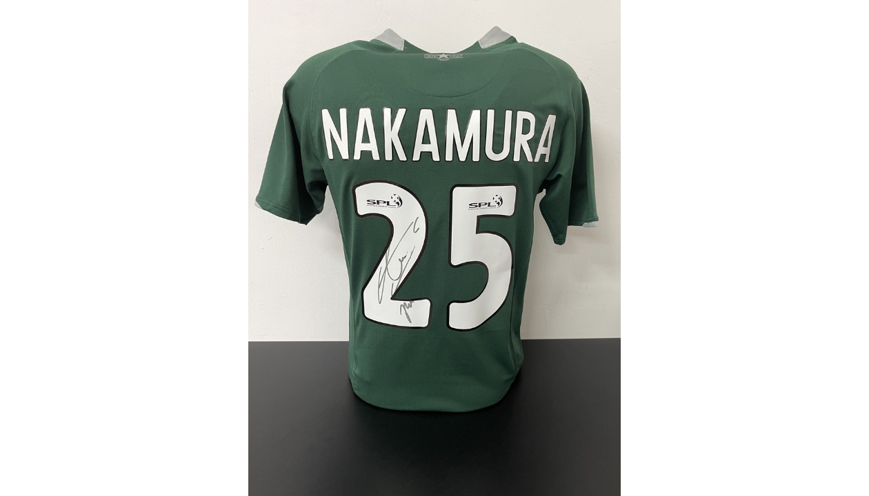 🔥SOLD🔥 . . Glasgow Celtic home 2007/08 Shunsuke Nakamura #25 Size L  excellent •72*56 Home shirt as worn when Celtic finished as champions…