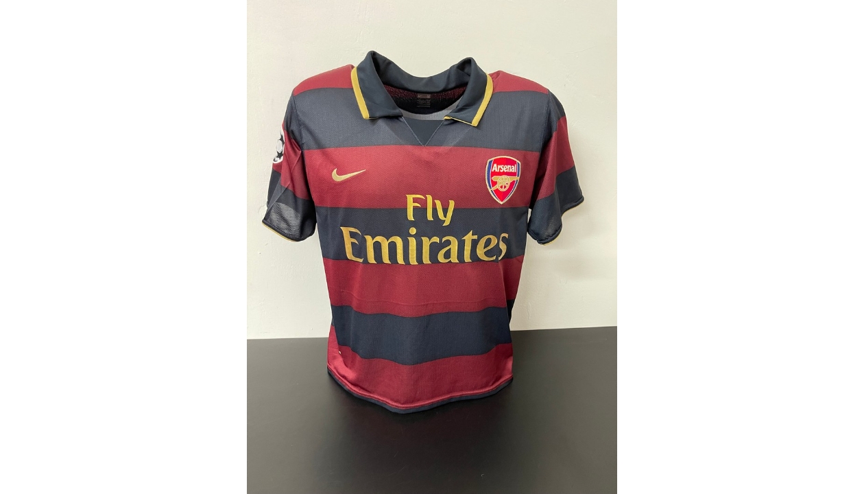 Cesc Fabregas Signed Arsenal Shirt - 2021-22, Number 4 Autograph Jersey