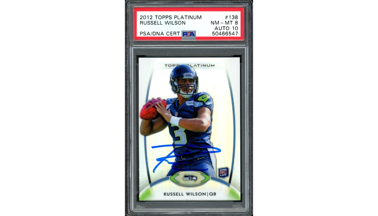 Russell Wilson Signed Rookie Card - CharityStars