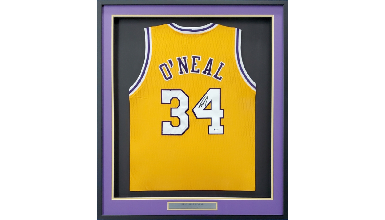 Shaquille O'Neal and Magic Johnson Signed Mitchell&Ness Los Angeles Lakers  Jerseys - CharityStars