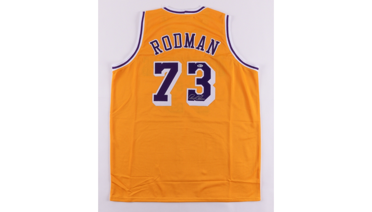 Dennis Rodman Signed Framed Jersey - CharityStars