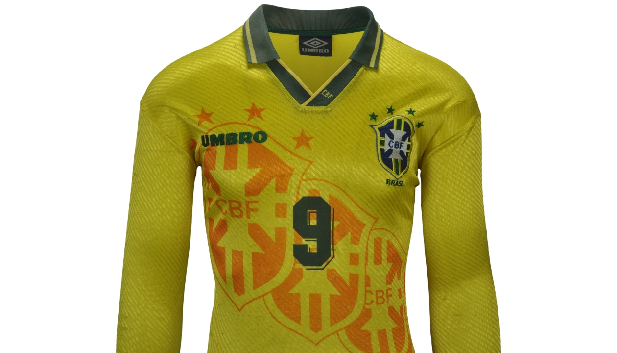 Shirts, Brasil 204 Confederations Cup Brazil Retro Jersey 9 Ronaldo Nazrio  Size Gg L