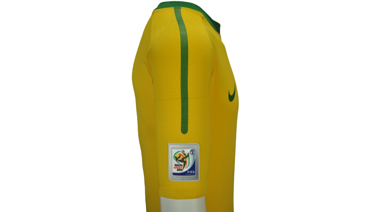 Lucio's Brazil Match Shirt, World Cup 2010 - CharityStars