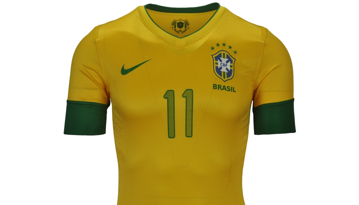 Lot 1085 - Neymar Jr match worn Brazil shirt