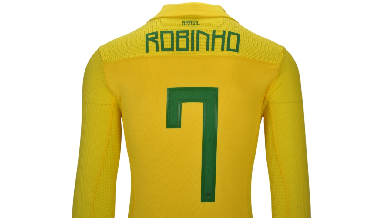 Robinho's Brazil Match Shirt, Copa America 2011 - CharityStars