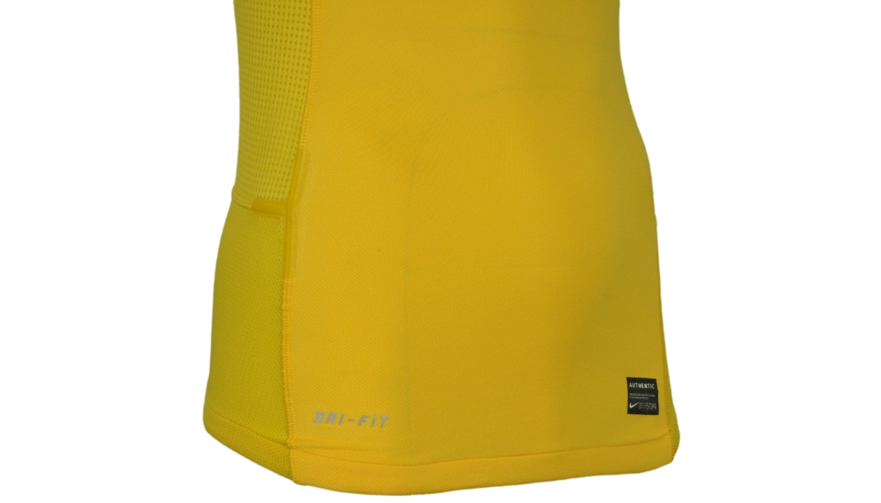 Women's Ringspun Football Brazil Matchday Cap T-Shirt in Springs Yellow
