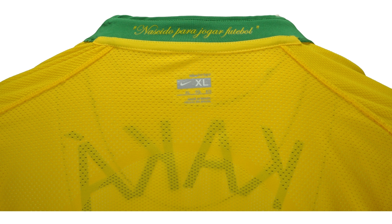 Kaka's Official Brazil Signed Shirt, 2002 - CharityStars