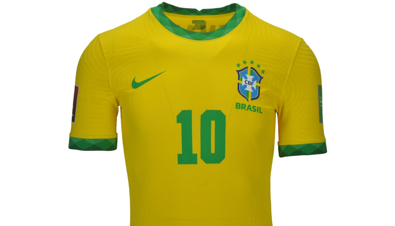 Neymar Jr Brazil 2020-21 Signed Shirt - CharityStars