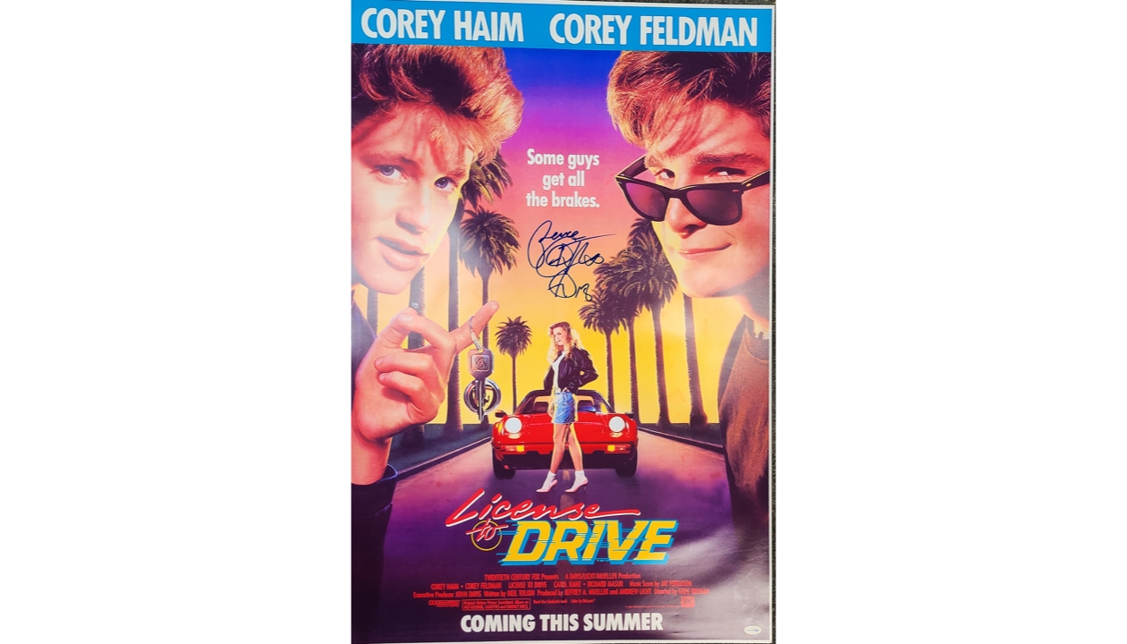 license to drive movie poster