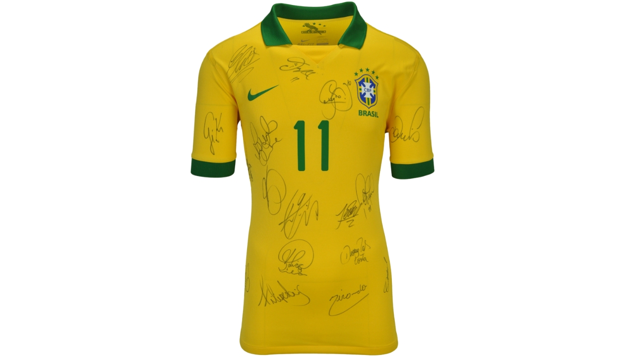 Neymar's Signed Match Shirt, Brazil vs Uruguay 2021 - CharityStars