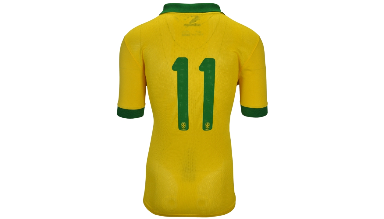 Neymar's Brazil Match Shirt, World Cup 2014 - CharityStars