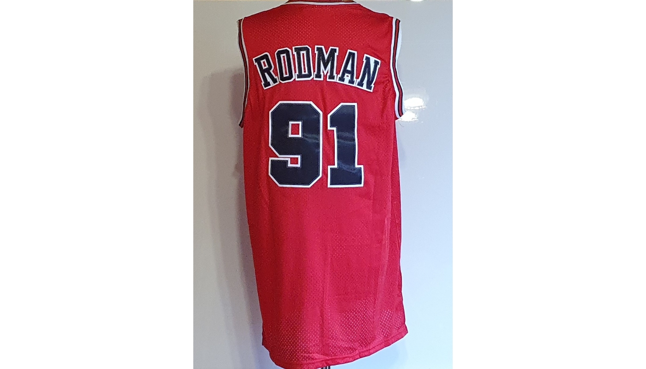 Dennis Rodman Signed Los Angeles Lakers Shirt - CharityStars