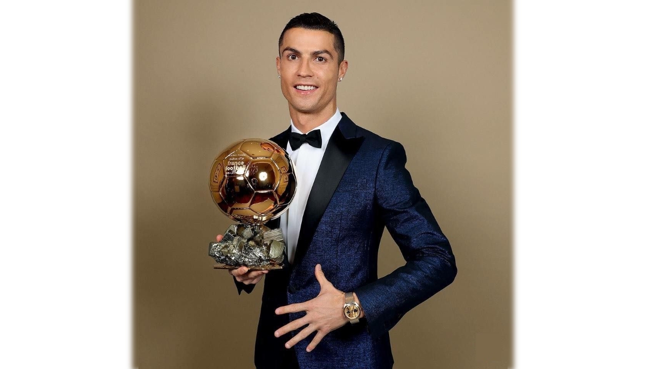 CR7 Museu Ballon d'Or + Cristiano Ronaldo Signed Photograph - CharityStars