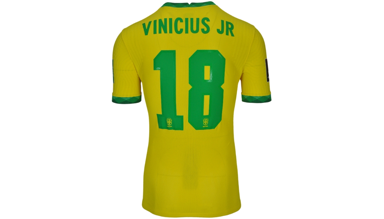 Alisson 's Brazil Match Shirt, World Cup Qualifiers 2022 - CharityStars