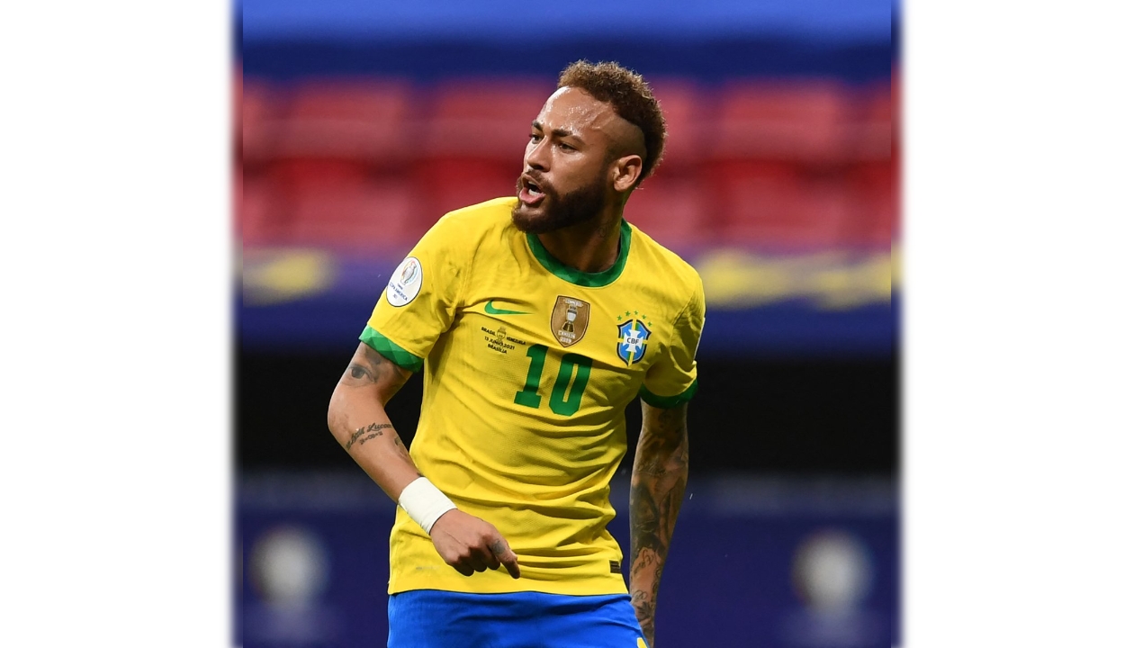 Neymar's Signed Match Shirt, Brazil vs Uruguay 2021 - CharityStars