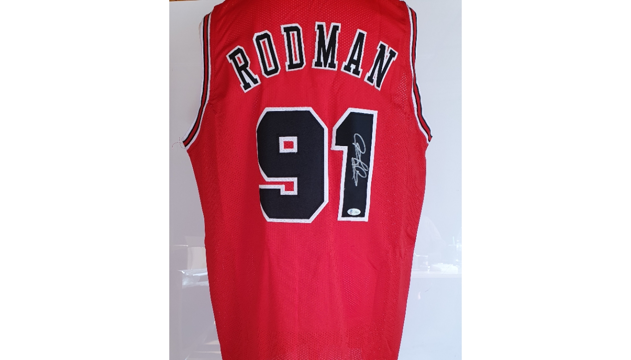 Dennis Rodman Signed Los Angeles Lakers Shirt - CharityStars