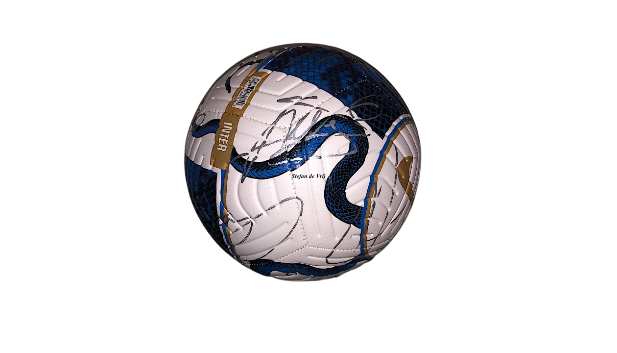 PALLONE UFFICIALE INTER AUTOGRAFATO - Curva Nord Milano