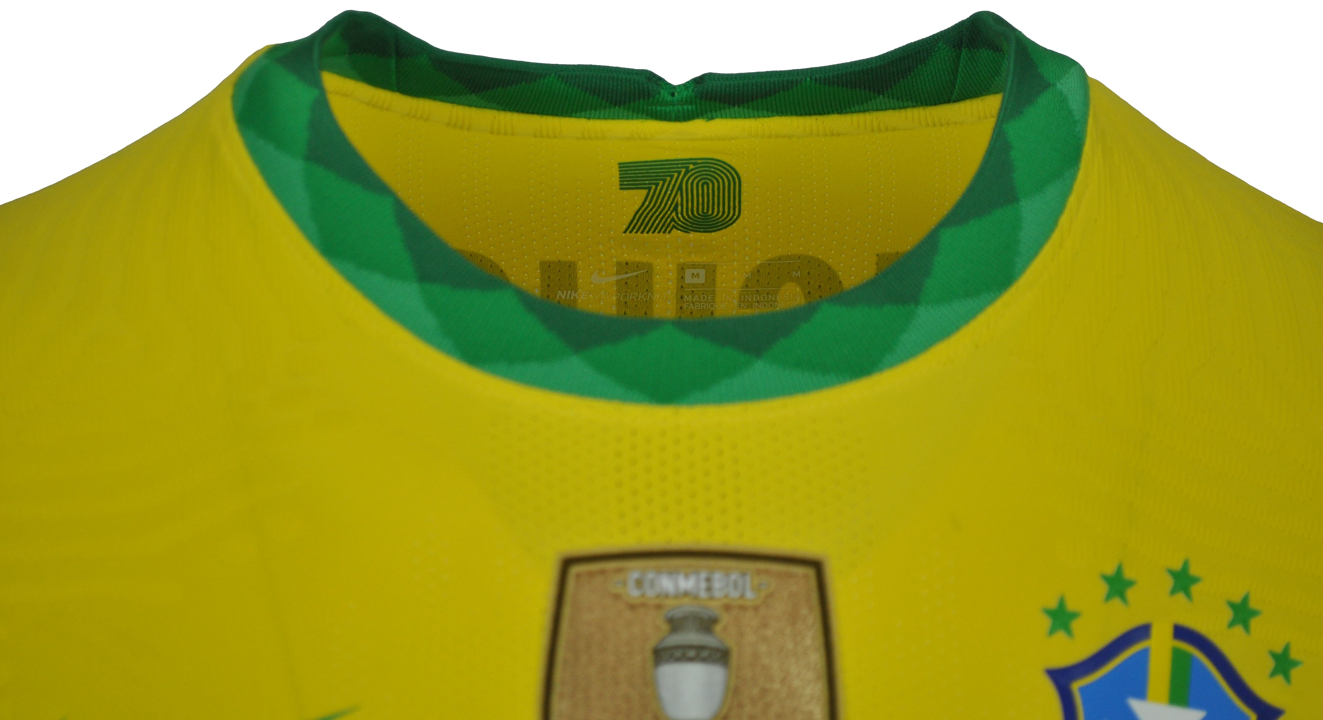 Vinicius Jr' Match Signed Shirt, Brazil-Peru 2021 - CharityStars