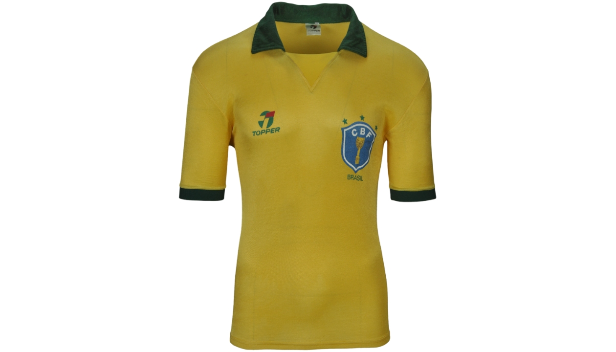 Romario's Brazil Match Shirt, 1990 - CharityStars