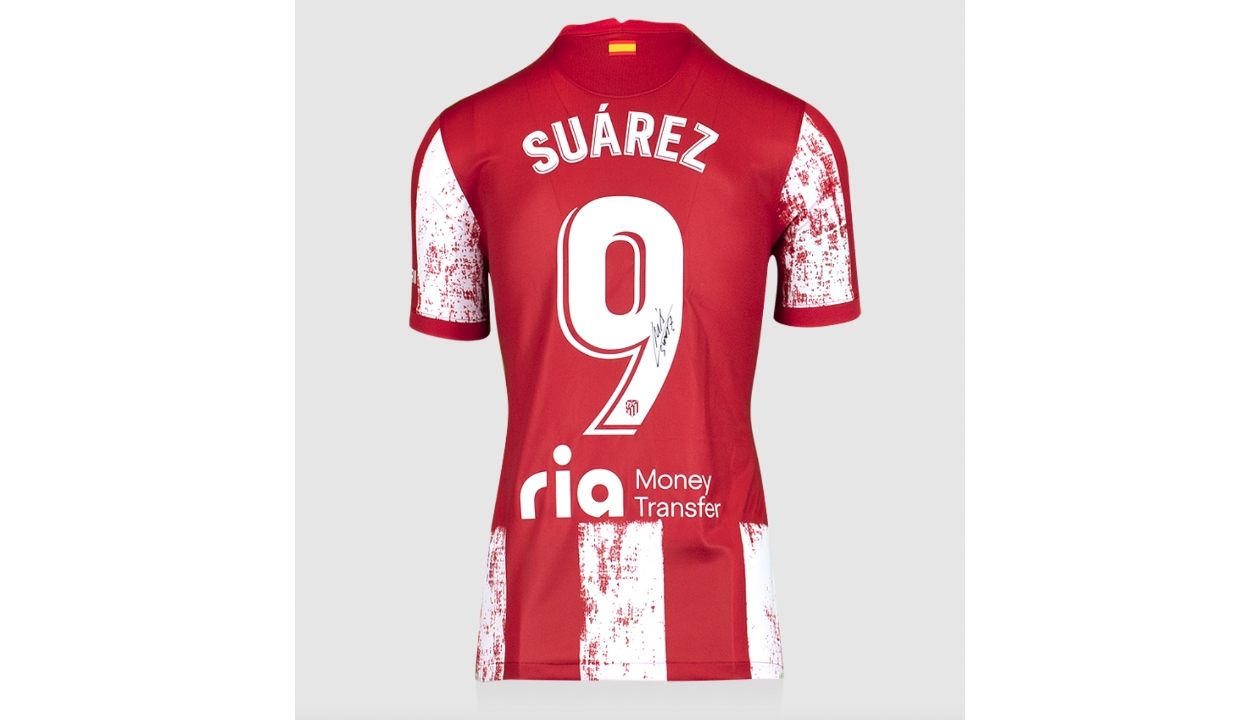 Suarez's Match Shirt Atletico Madrid, 2020/21 - CharityStars