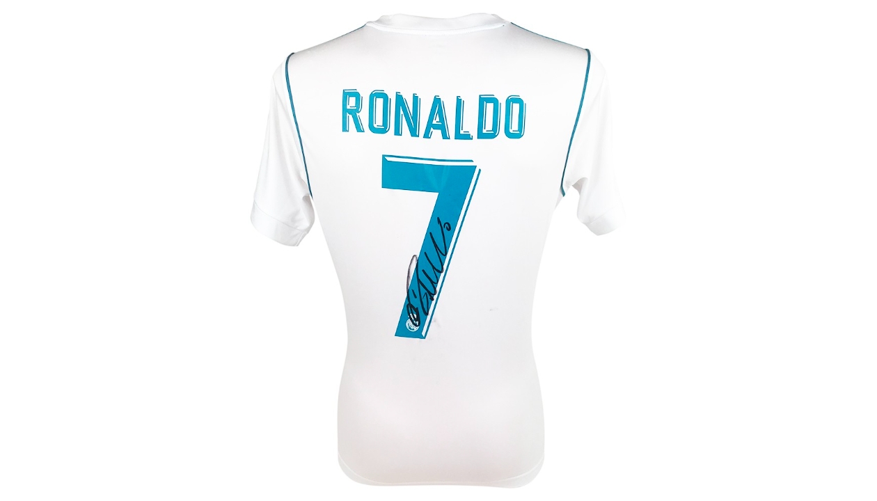Cristiano Ronaldo's Real Madrid Signed Shirt - CharityStars