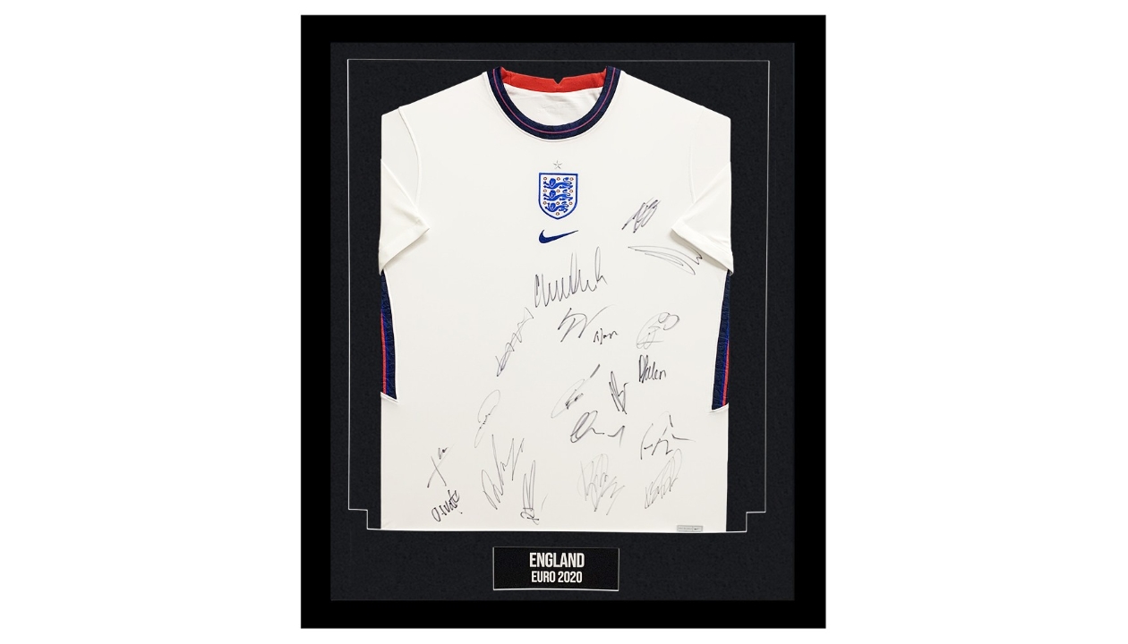 England Euro 2020 Signed Shirt - CharityStars