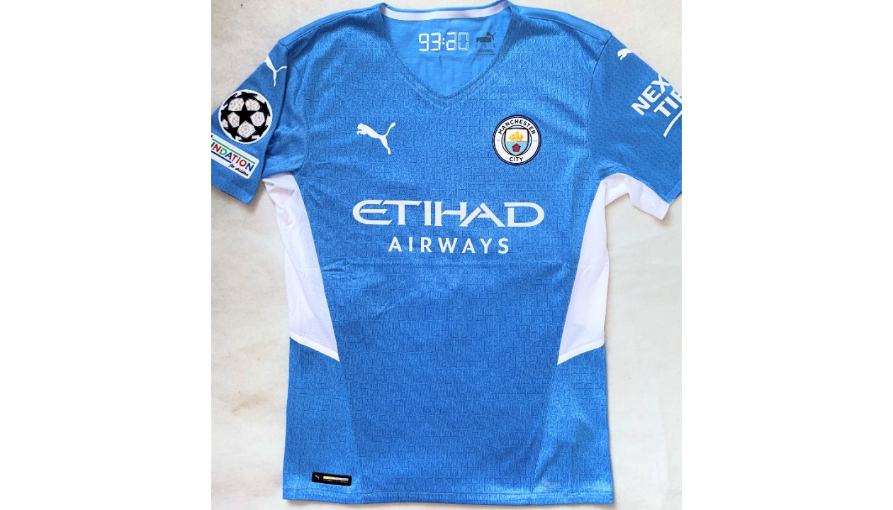 Julián Álvarez's Manchester City 2022/23 Signed Shirt - CharityStars