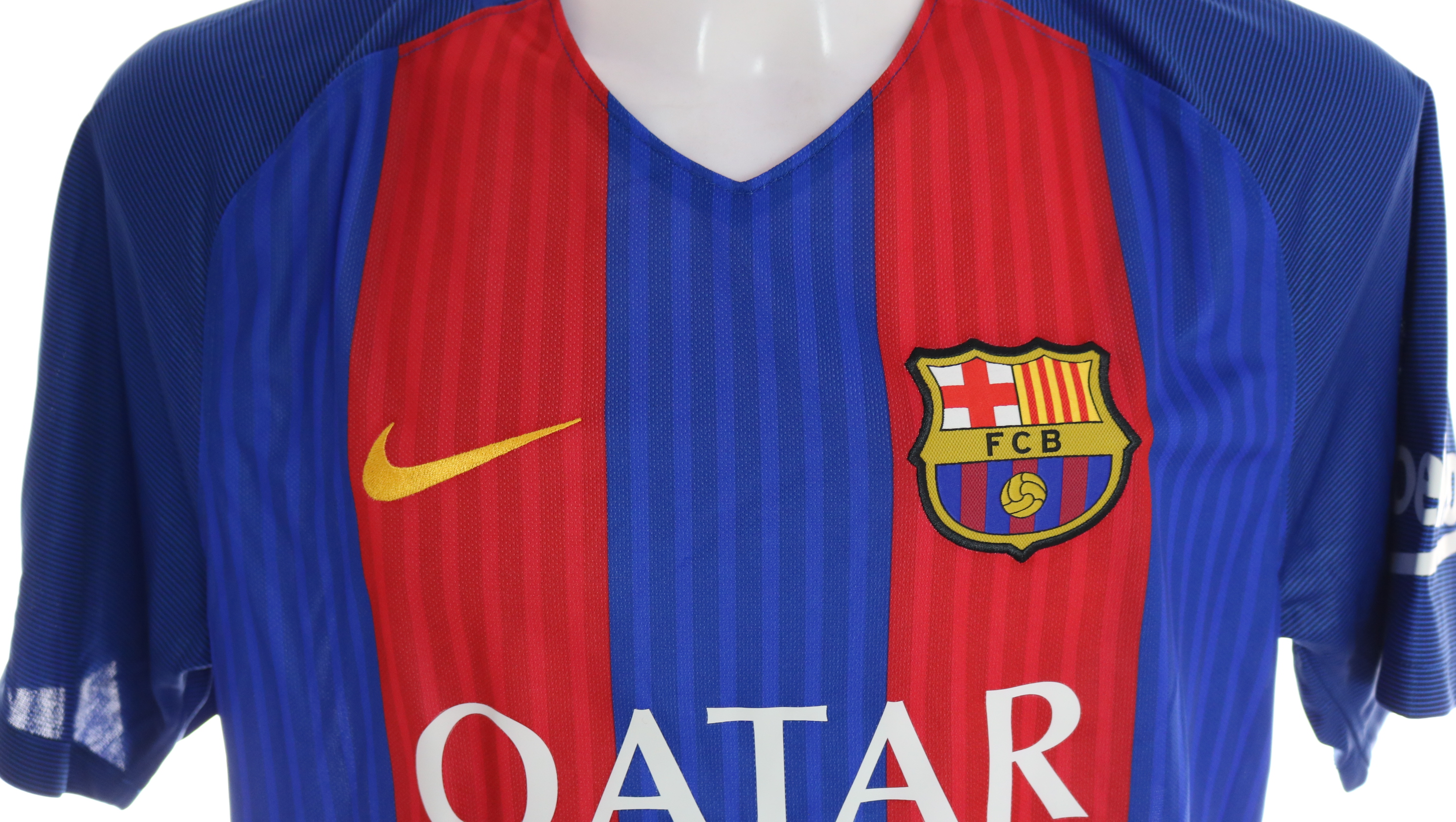 Messi's Official Barcelona Signed Shirt, 2016/17 - CharityStars