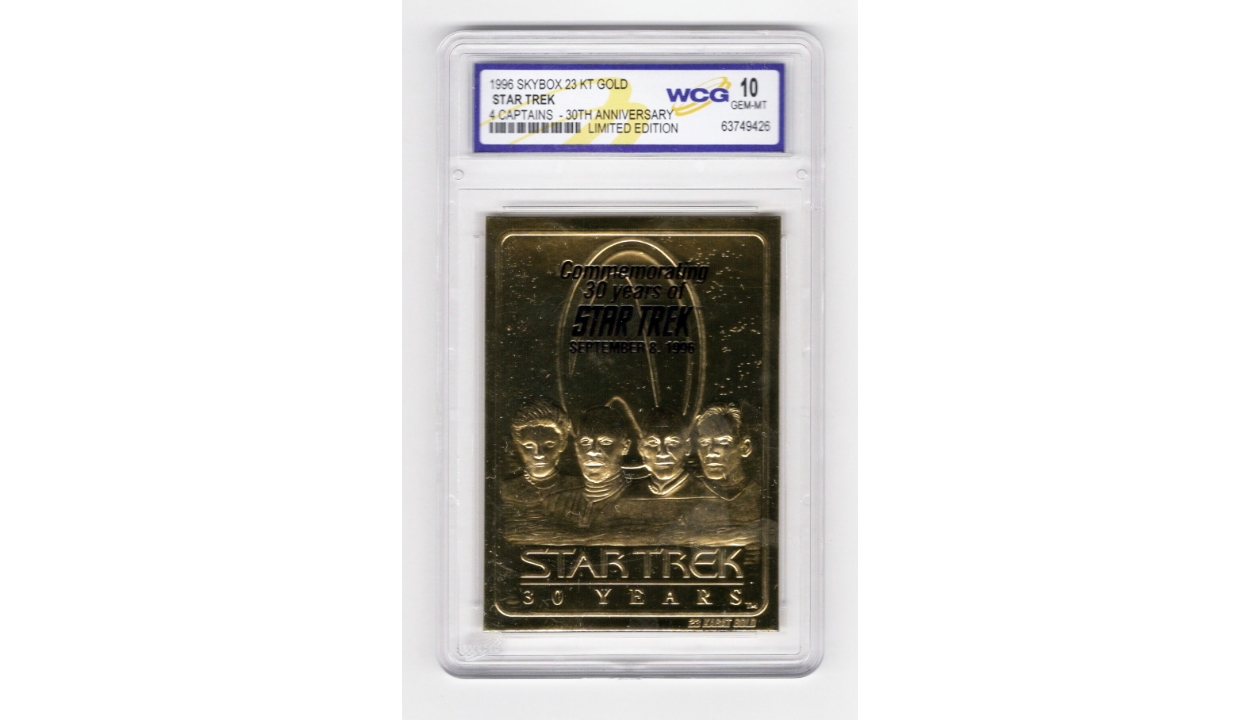 Limited Edition Gold Card Star Trek: 4 Captains - 30th Anniversary