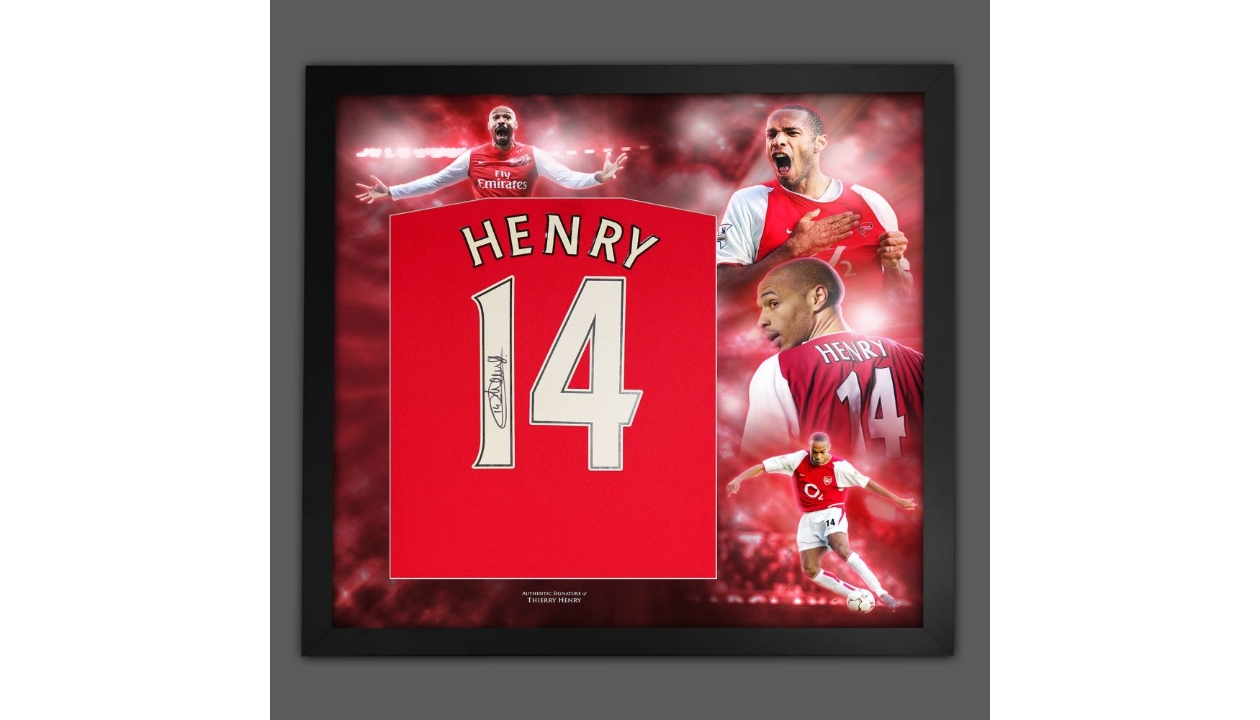 Thierry Henry Arsenal Fanatics Authentic Autographed 2019-20