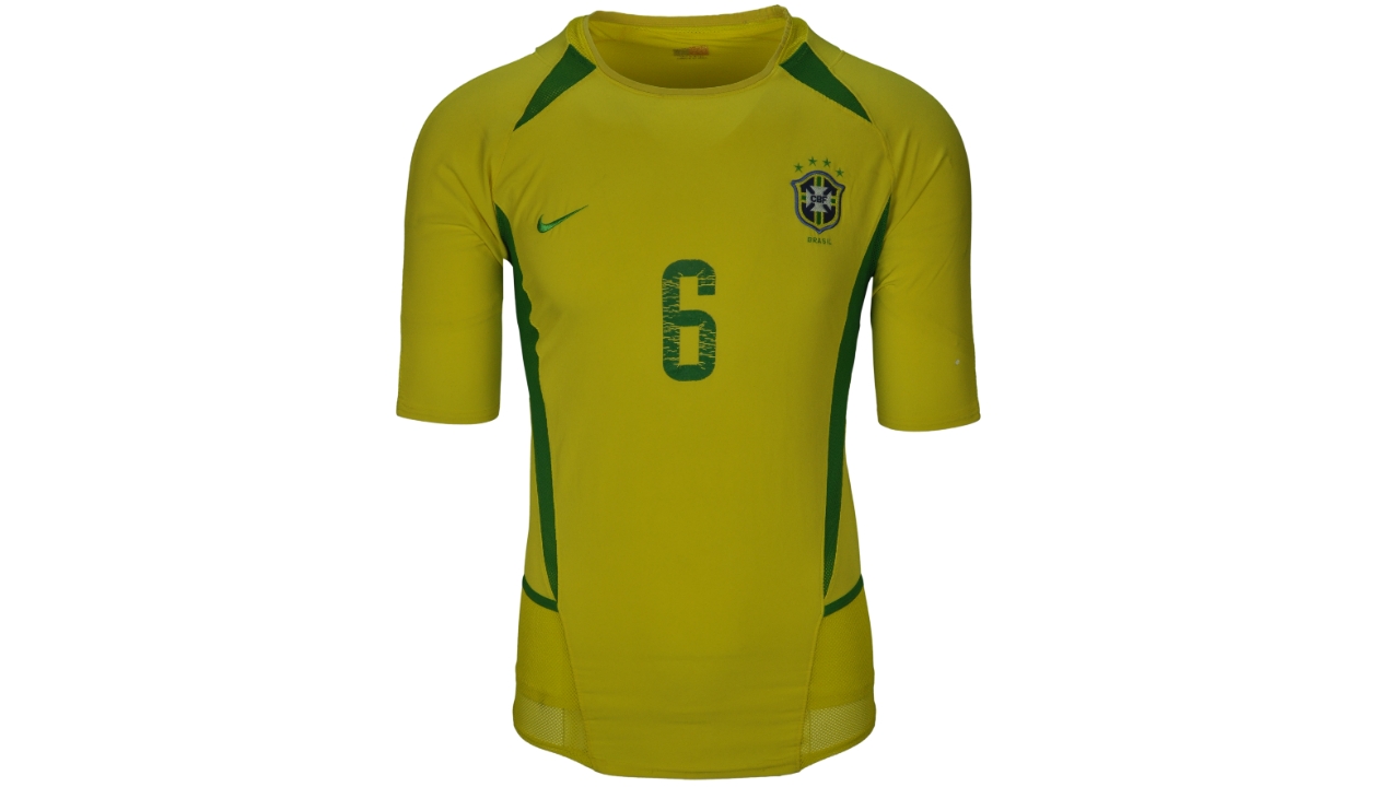 Ronaldo Nazario Signed Brazil National Team Shirt - CharityStars