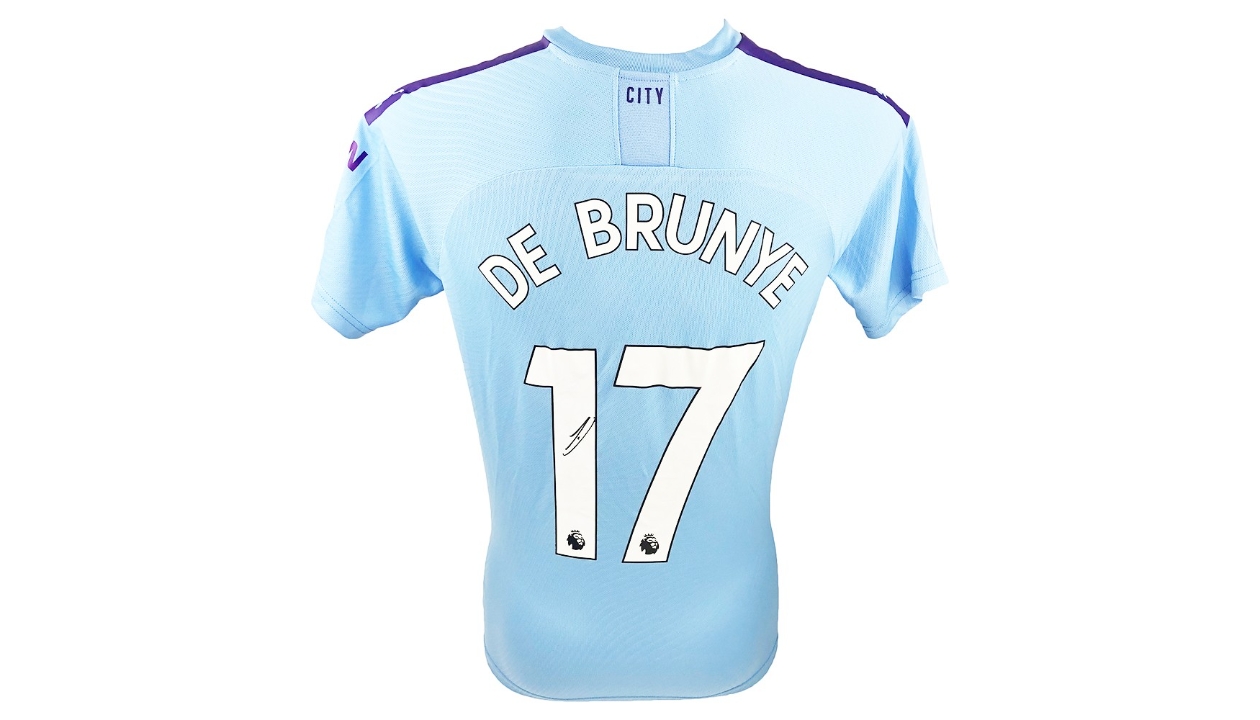 Kevin De Bruyne Signed Manchester City F.C. Jersey (2) (Beckett Hologr –  GSSM