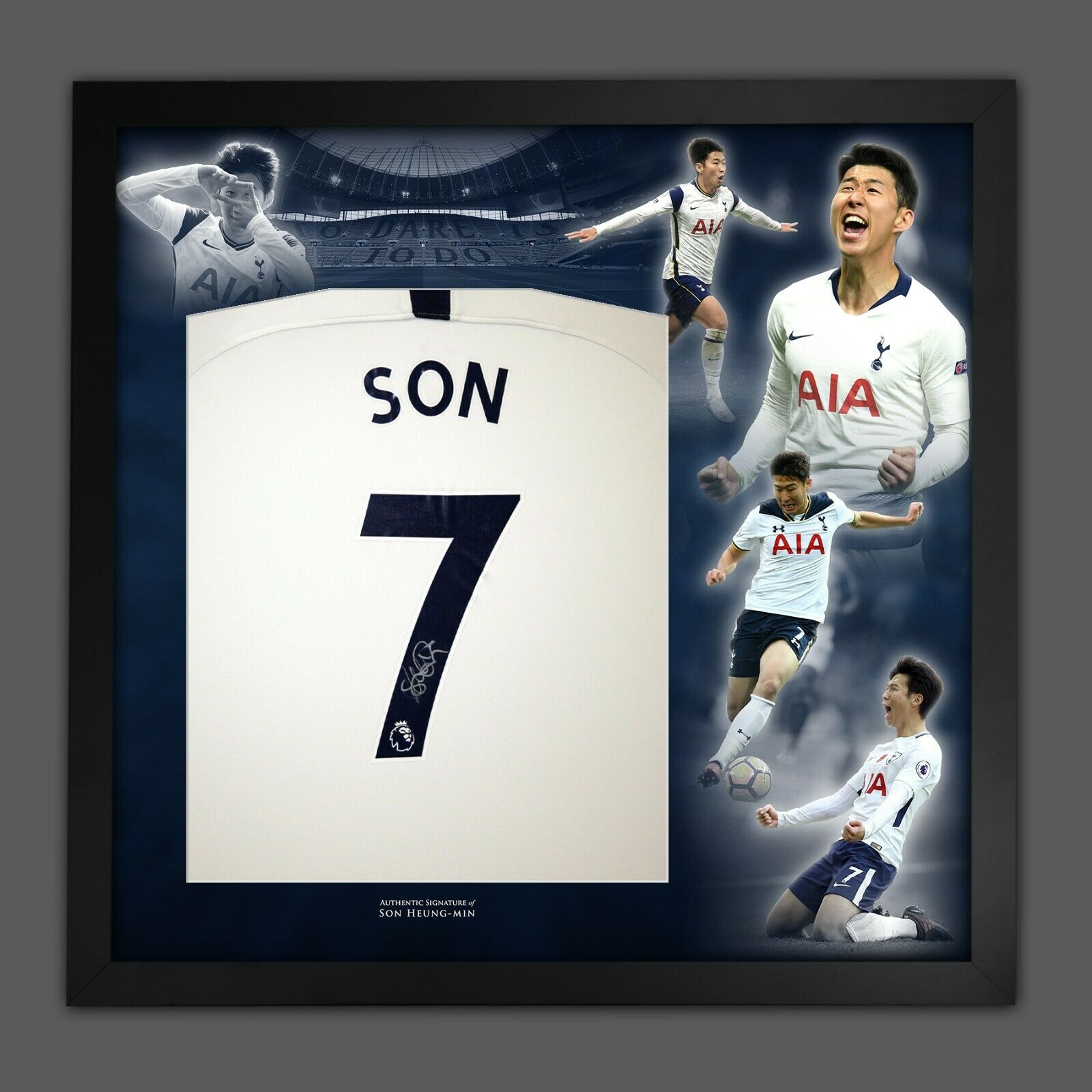 Framed Son Heung-min Signed Tottenham Hotspur Shirt: Home, 2021-22 -  Panoramic