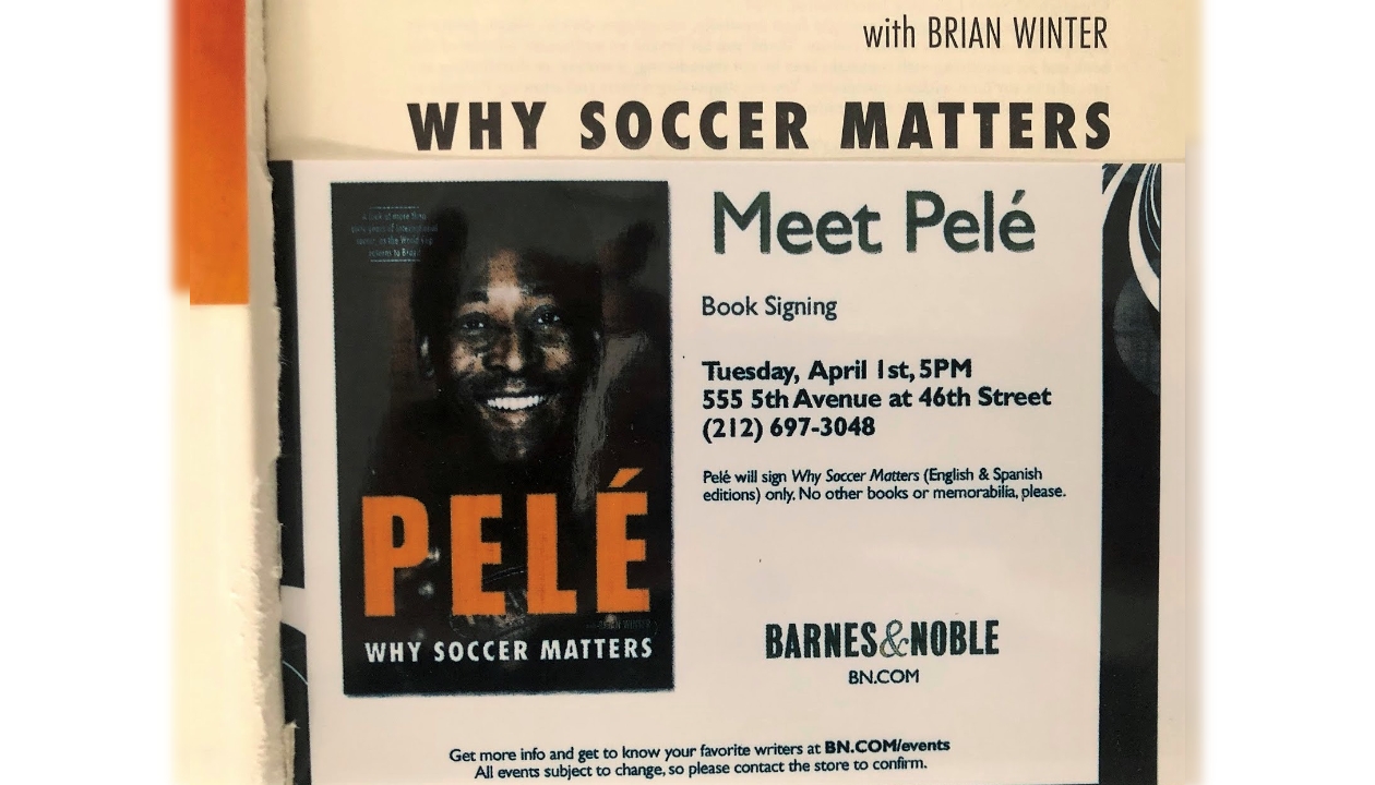  Why Soccer Matters Book Signed By Pele CharityStars