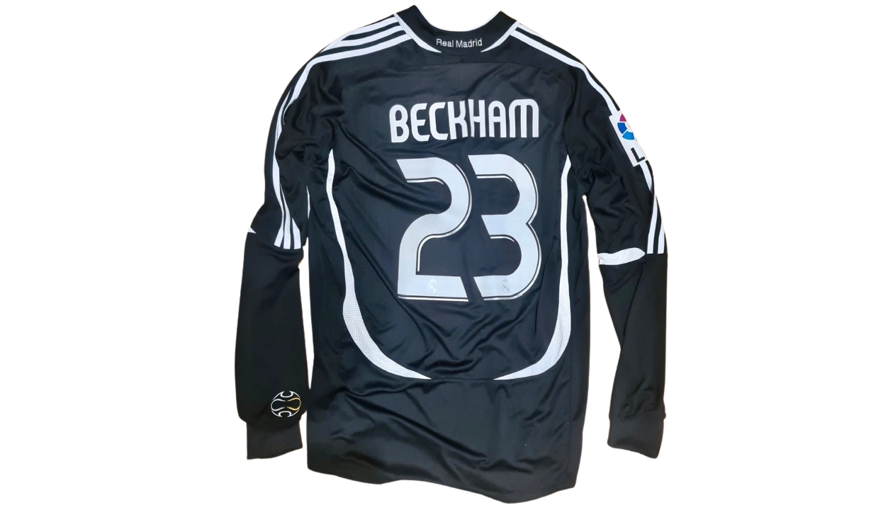 Beckham's Real Madrid Match Shirt, 2006/07 - CharityStars