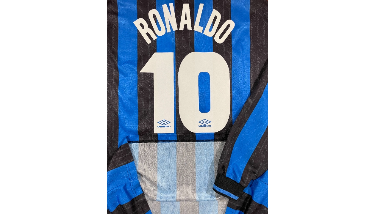 Ronaldo's Inter Match-Issued Shirt, 1997/98 - CharityStars