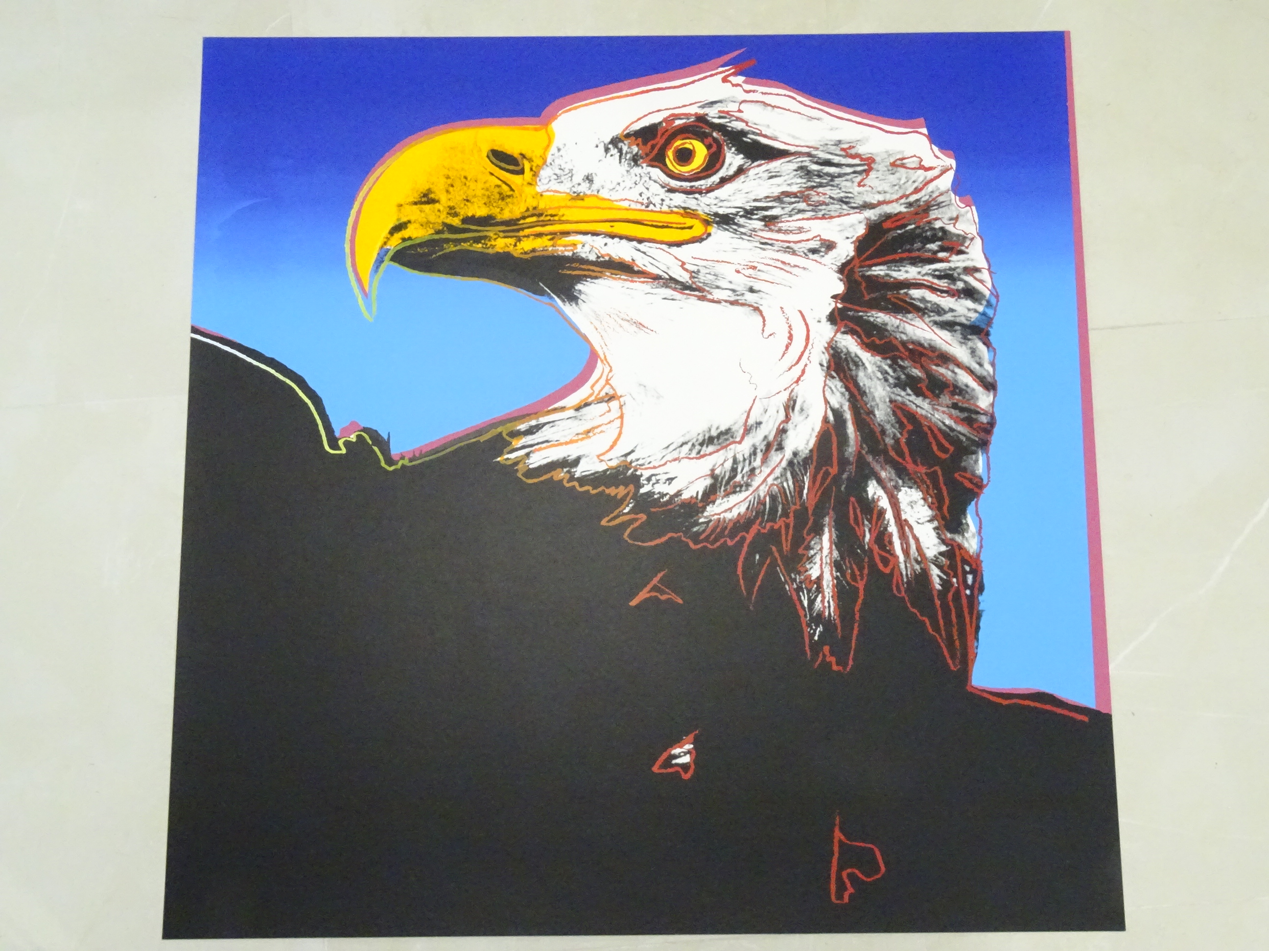 Andy Warhol, Bald Eagle, from Endangered Species (F&S IIB.296) (1983)