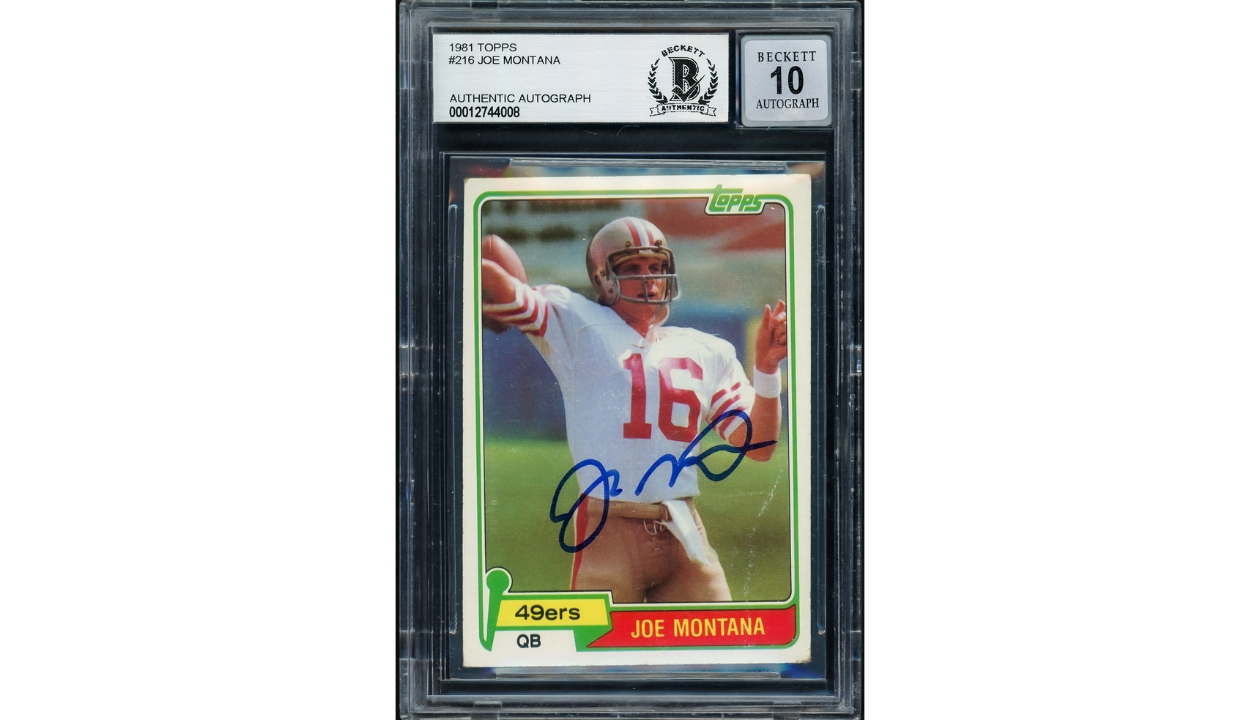 Signature Collectibles JOE MONTANA - 49ERS SIGNED & CUSTOM FRAMED