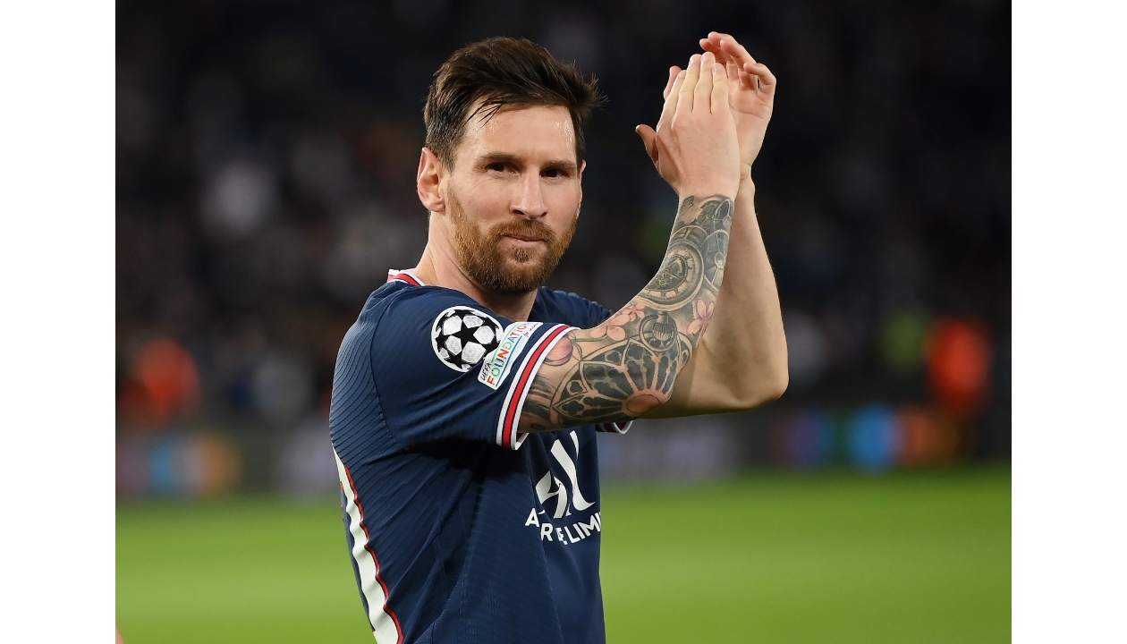 Messi's PSG Match Shirt, UCL 2021/22 - CharityStars